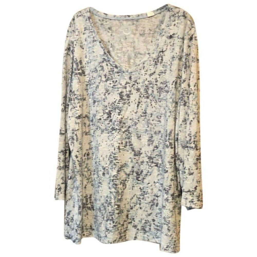 CHICO'S ZENERGY RIVETS PURPLE GRAY PLUS SIZE 3